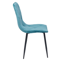 Стул AksHome MIRA (Мира) морской велюр/черный купить в Минске